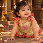 Padma Pari dress- Lotus theme Hainpainted